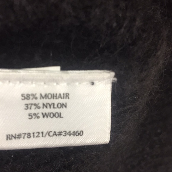 Eileen Fisher black mohair duster cardigan PM - Picture 13 of 13